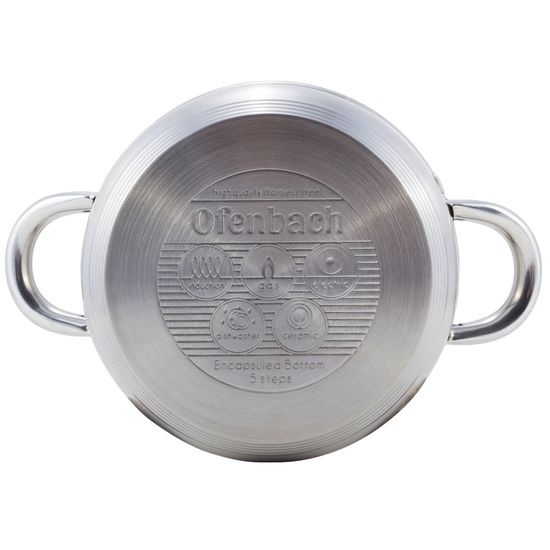 Набор кастрюль 4 предмета (1,1 л; 1,7 л) Ofenbach NB 100003 из нержавеющей стали