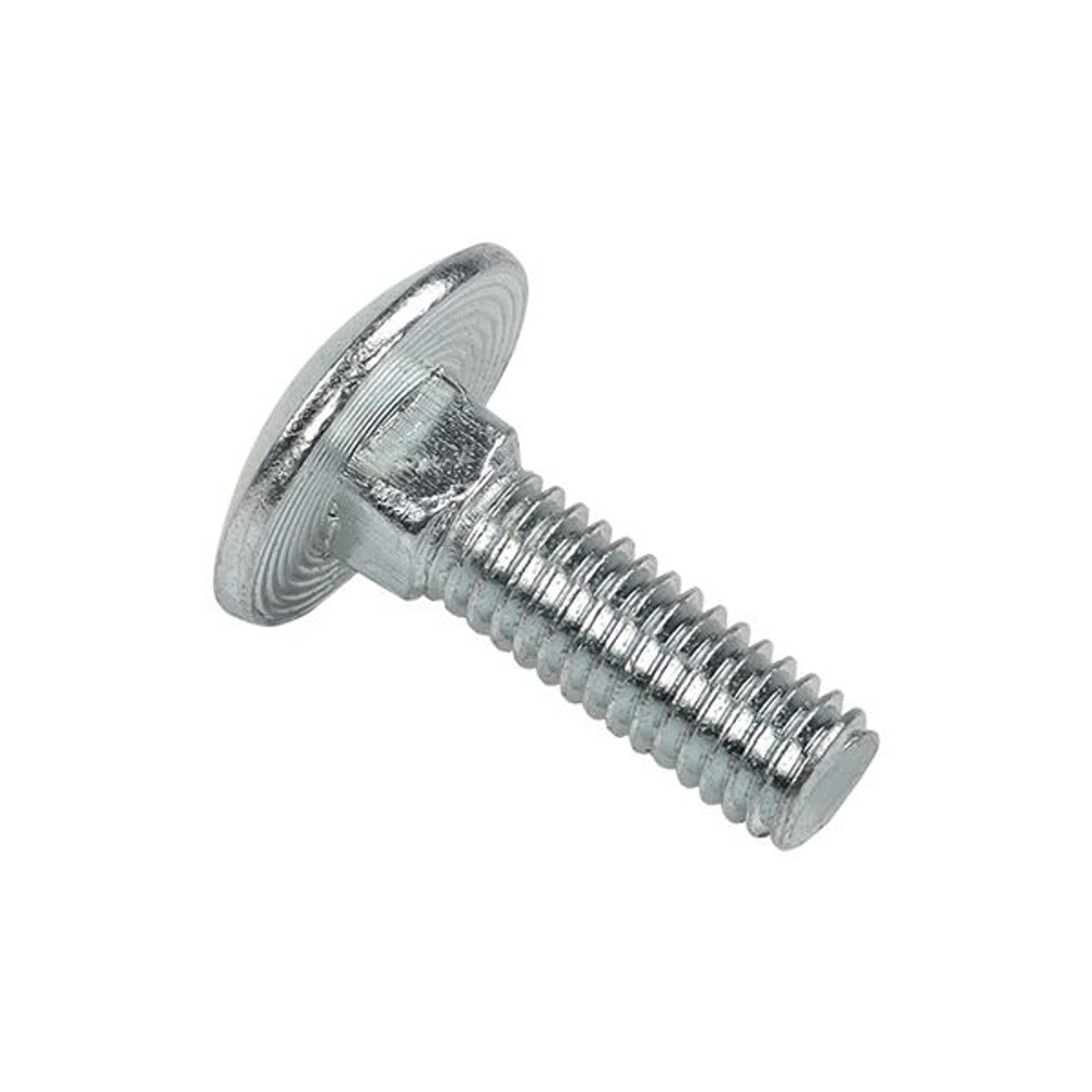 Винт с гладкой головкой и квадратным подголовником М6x20 DIN 603 EKF (100.00 шт.)