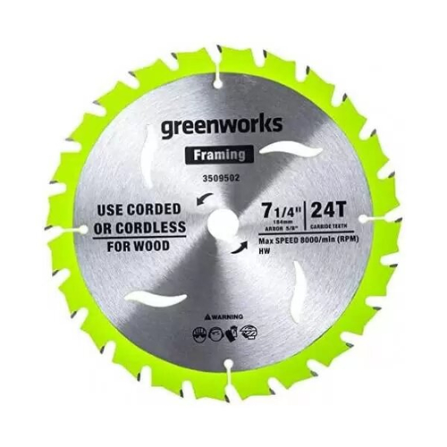 Пильный диск по дереву GREENWORKS 184x1,75/1