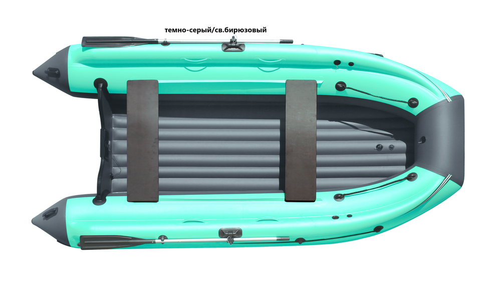 Лодка ПВХ Reef Triton 390Fi НД с интегрированным фальшбортом
