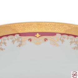 Набор салатников Thun Кристина красная лилия 13 см(6 шт)