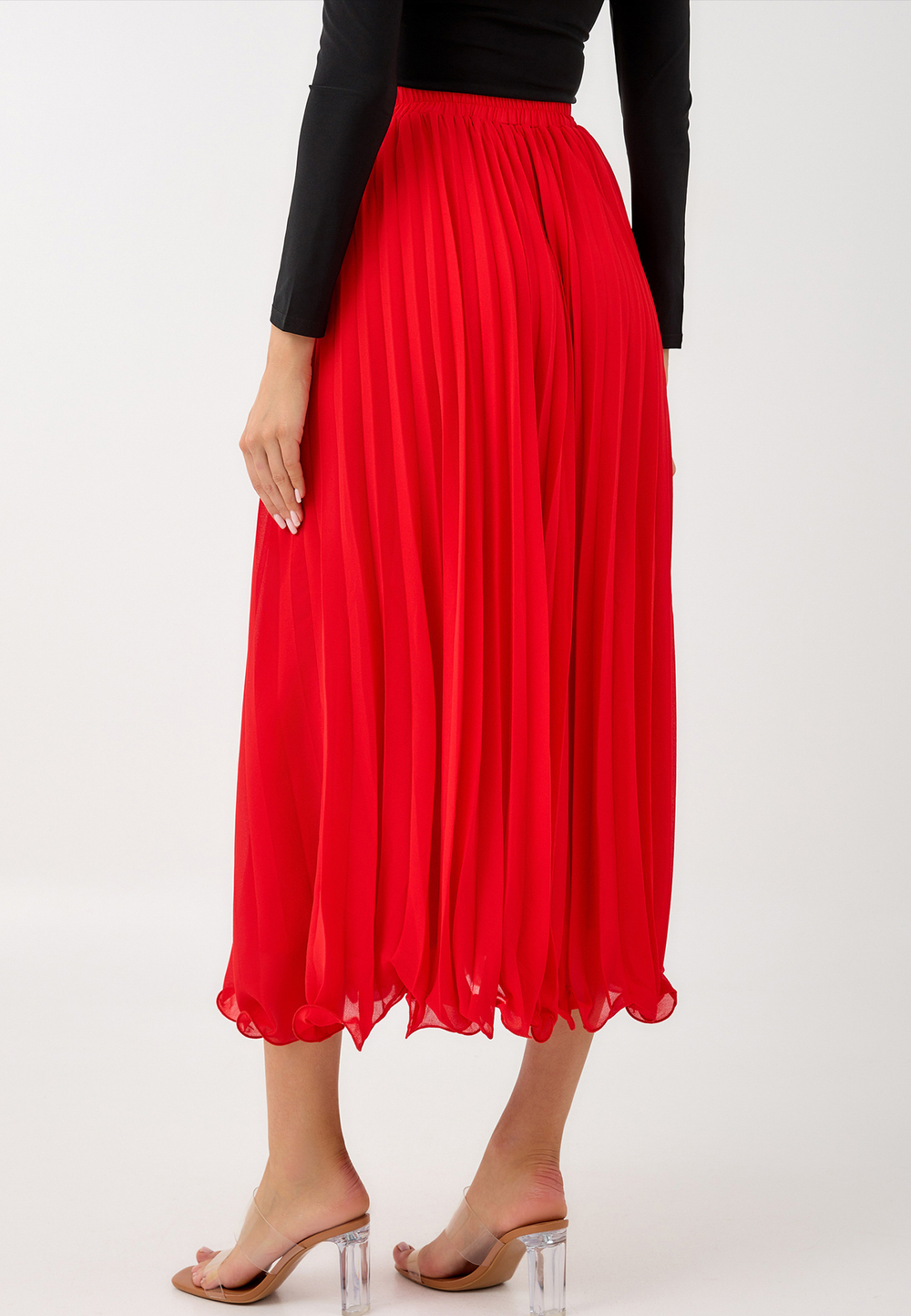 Юбка плиссе макси 90