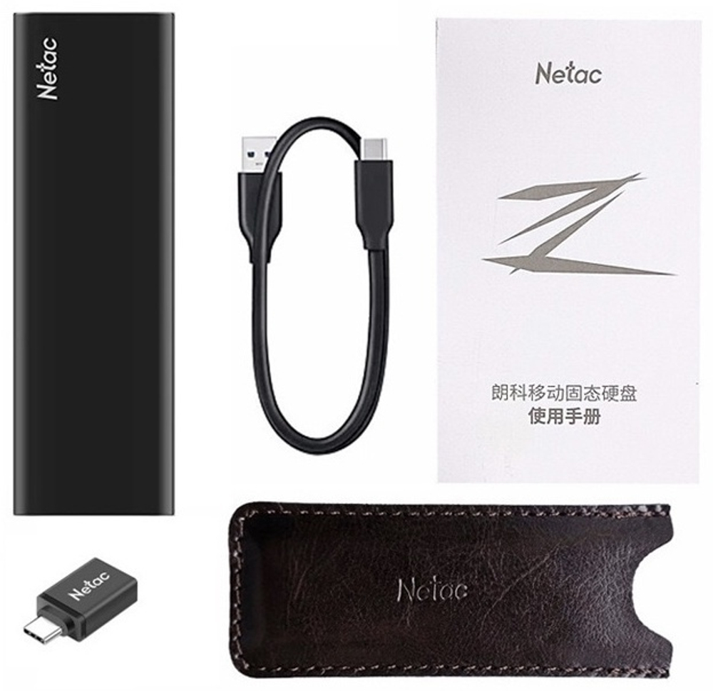 Внешний накопитель Netac Z SLIM 256 Гб