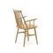 Стул с подлокотниками Kristie натуральное дерево
