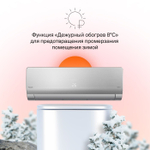 Тепловой насос инверторный Daichi UNIque UNI25AVQS1R/UNI25FVS1R, для помещения до 25 кв.м.