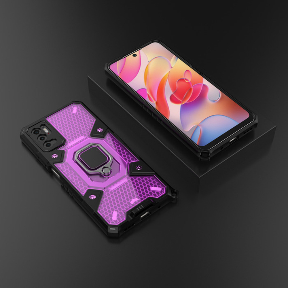 Противоударный чехол с Innovation Case c защитой камеры для Xiaomi Poco M3 Pro / Redmi Note 10 5G