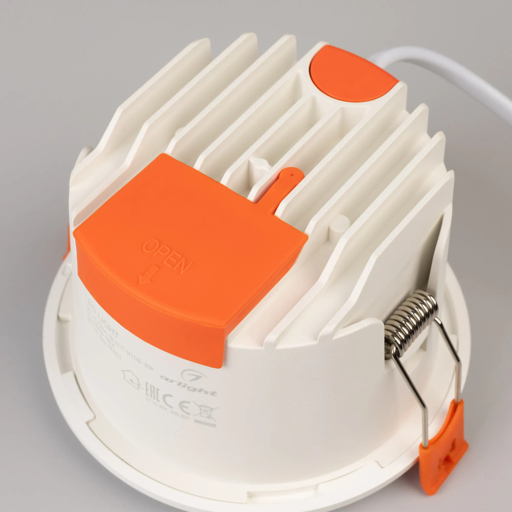 Светильник MS-ALORA-BUILT-R106-9W Day4000-MIX (WH, 40 deg, TRIAC) (Arlight, IP54 Пластик, 3 года) 048079