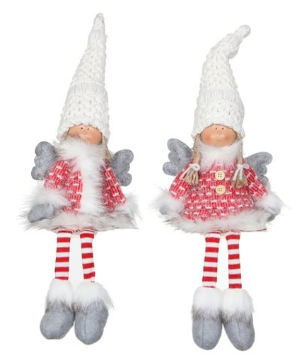 Фи­гур­ка ан­гел  девочка  бе­лый/​крас­ный House of Seasons