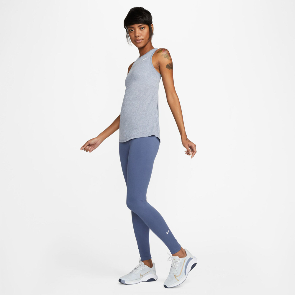 Женские теннисные брюки Nike Dri-Fit One MR Tight Women - Blue