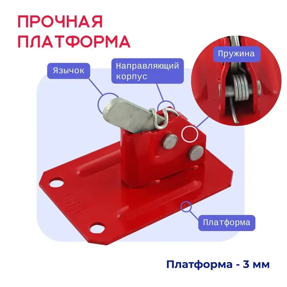 Пружинный зажим для опалубки HIT упаковка 50 шт.