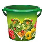 Ведро пластиковое 10л. "Зелёная грядка"