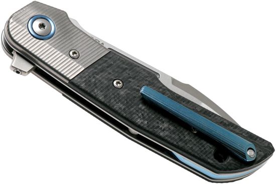 Складной нож MKM "CLAP" MKM/LS01 CT c клинком из стали Böhler M390 Microclean®, рукоять титан / карбон