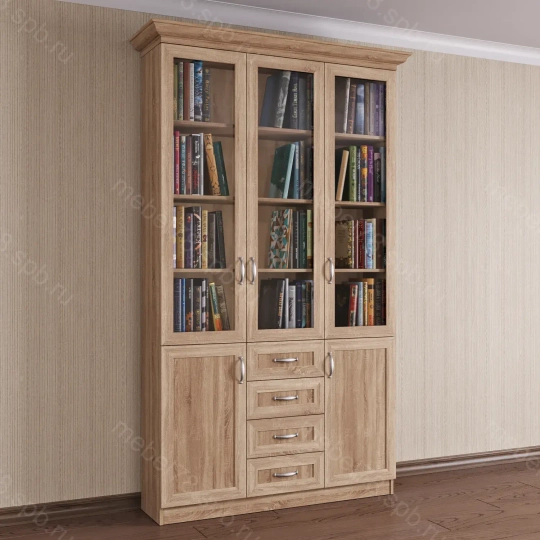 Шкаф книжный 3/8
