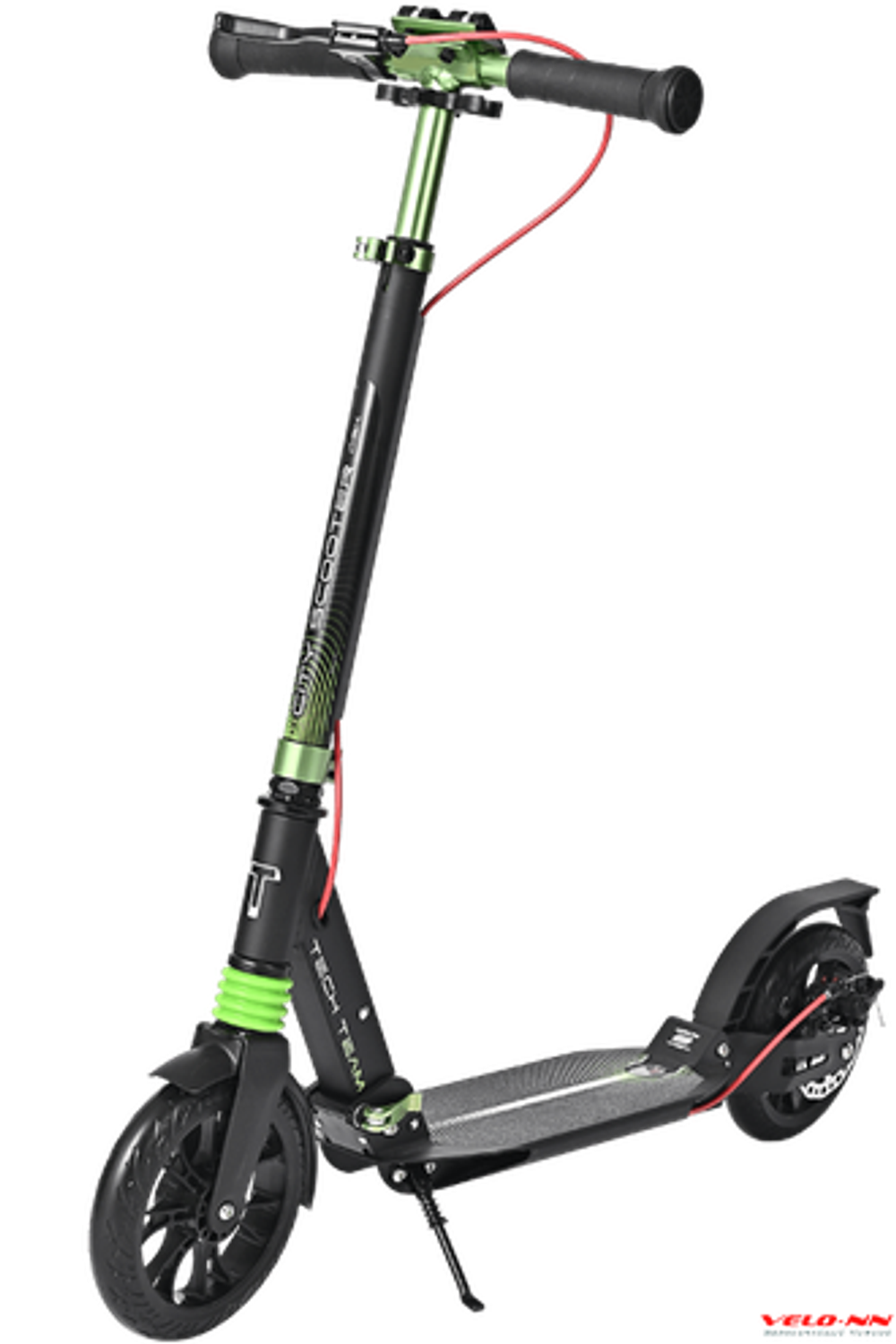 САМОКАТ Tech Team  CITY SCOOTER  DISK BRAKE 2022 зеленый