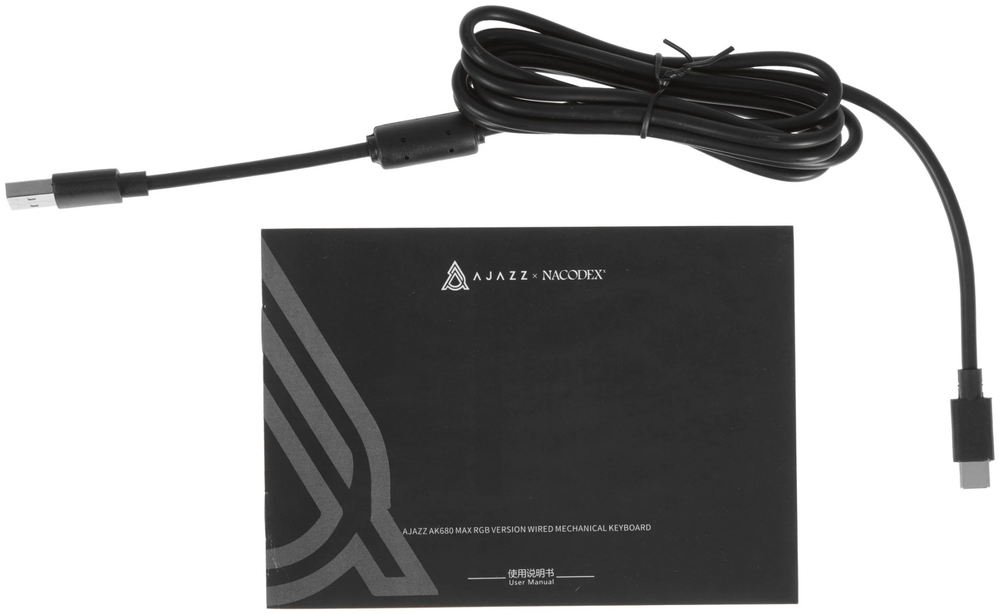 Клавиатура Ajazz AK820 Red Switch (AK820/Red/Black) черный