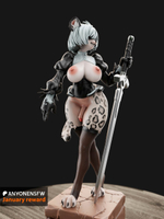 Леопард 2B furry NSFW Фигурка