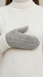 Варежки В028-03 серый