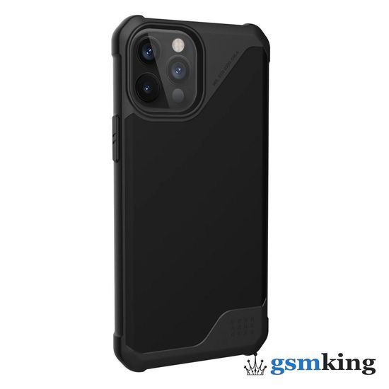 UAG Metropolis LT Series Case for Apple iPhone 12/12 Pro SATN ARMR Black (Чёрный)11235O113840