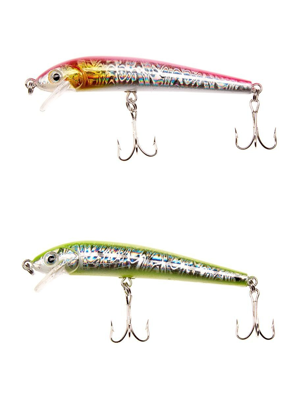 Воблер DAISO Minnow 6гр #1 Pink Silver