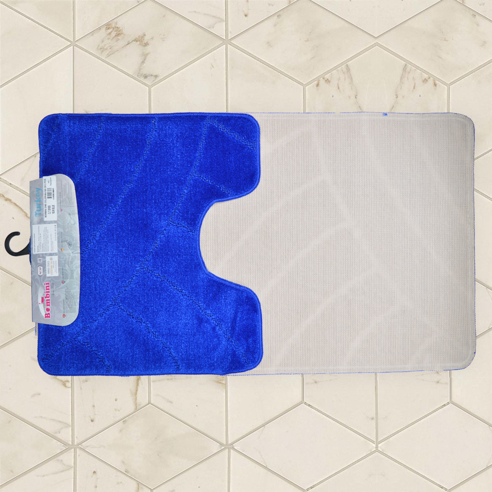 Коврик BOMBINI Classic One Color 60*100см 2 шт (синий) 201825