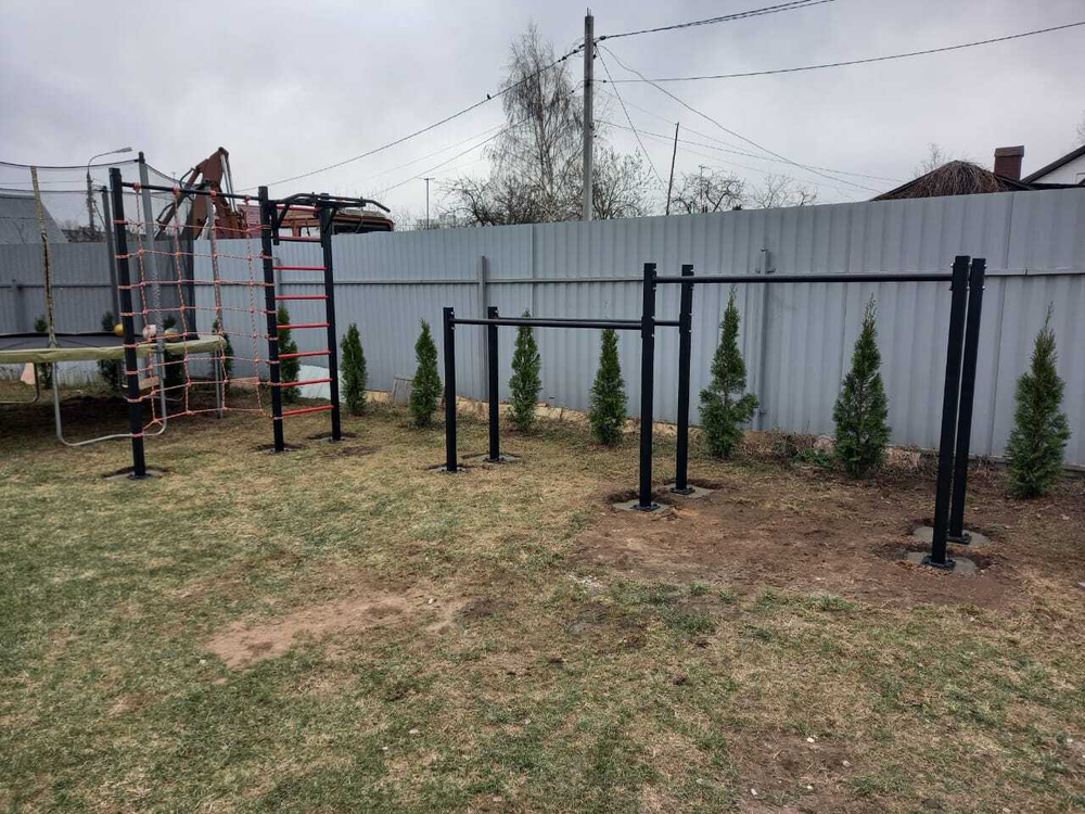 Монтаж уличных брусьев Sv Sport (УБ-4)