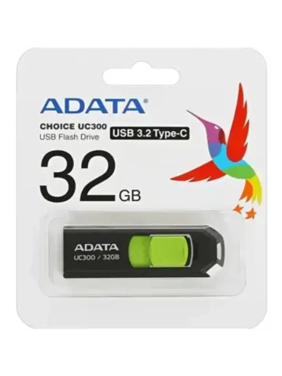 Память USB Flash 32 ГБ UC300 ACHO-UC300-32G-RBK/GN BLACK