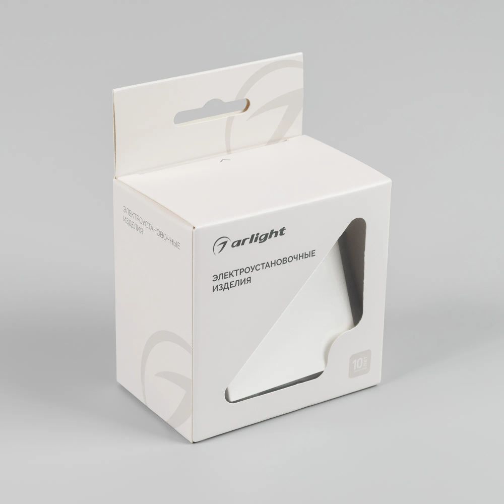 Механизм выключателя одноклавишный самовозвратный SWT-MKR1-PL-WH-V (250V, 10A) (Arlight, -) 049879