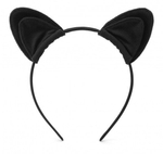 Черный ободок-ушки My rules