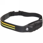 Фонарь налобный светодиодный 2COB + 1W 6 режимов. аккумуляторная батарея 1200mAh, USB