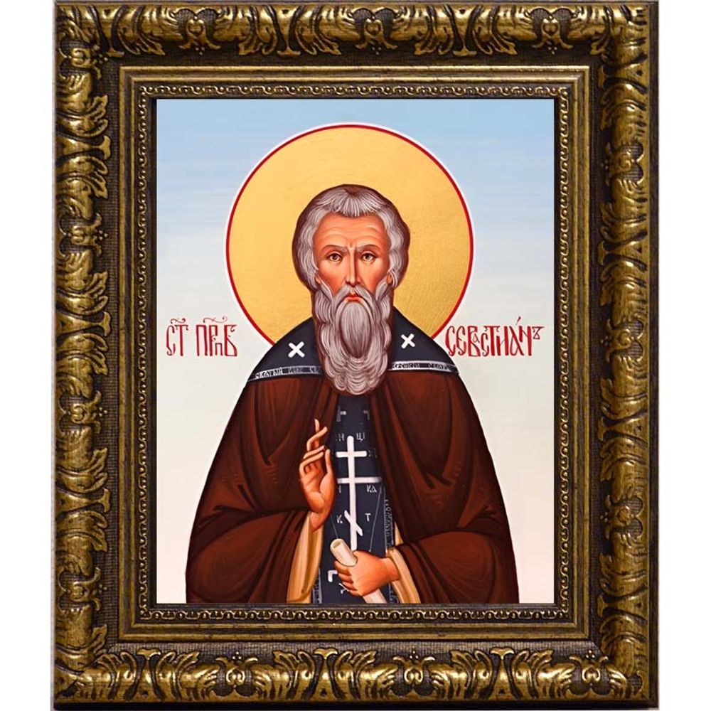 Севастиан Сохотский, Пошехонский преподобный. Икона на холсте.