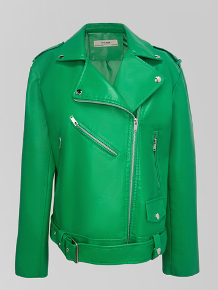 Косуха Aftf Basic 2159 с тремя карманами на молнии и поясом в комплекте