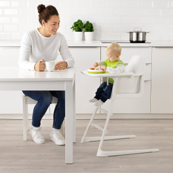 IKEA LANGUR  (ИКЕА ЛАНГУР)  -  Поднос для стульчика для кормления, белый