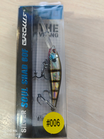 Воблер длина :60мм вес: 6г заглубление :0.5-2м