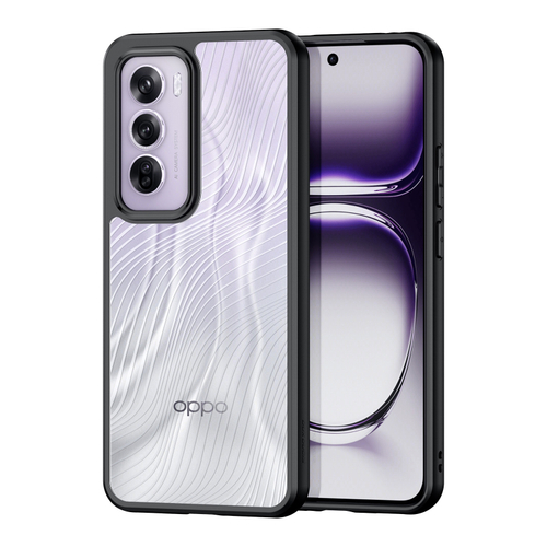 Тонкий чехол с мягкими черными рамками от Dux Ducis для OPPO Reno12 Pro, серия Aimo Series Case