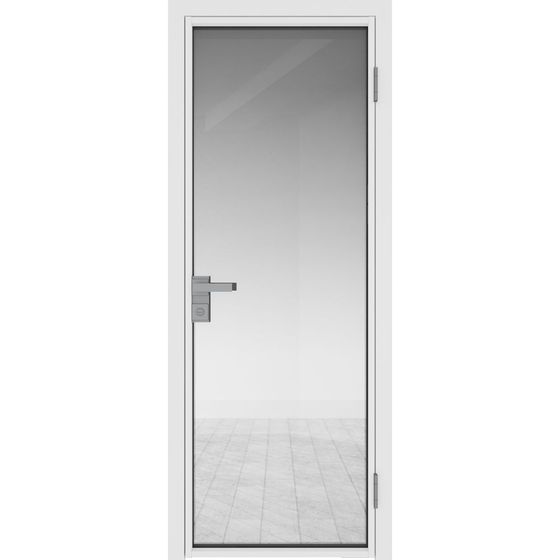 Profil Doors 1AG белая матовая RAL9003 стекло прозрачное