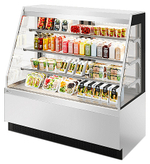 Витрина кондитерская Chilz VETE KUB OFT 130 белый глянец, шлифованная нержавейка