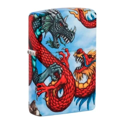 Зажигалка Zippo 49354 Dragon Design, White Matte