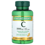 Nature's Bounty, витамин C с шиповником, 100 капсул, покрытых оболочкой