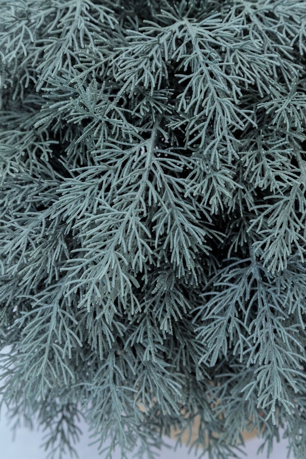 Голубая Туя-шар искусственная (Литая хвоя) 40 см \ 70 см