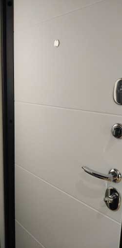 Входная металлическая дверь Лабиринт Classic (Классик) шагрень черная 13 - Серый Софт
