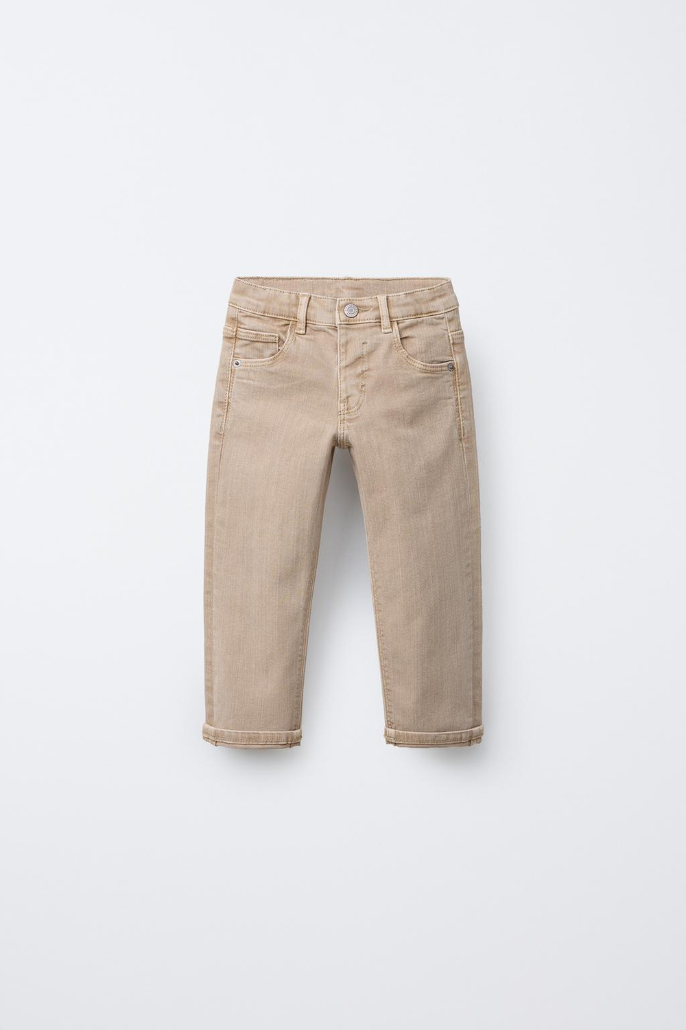 Брюки regular fit из твила