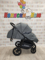 Коляска прогулочная Bubago Bass серый