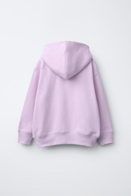 ZARA ТОЛСТОВКА НА МОЛНИИ БАЗОВАЯ, РОЗОВЫЙ