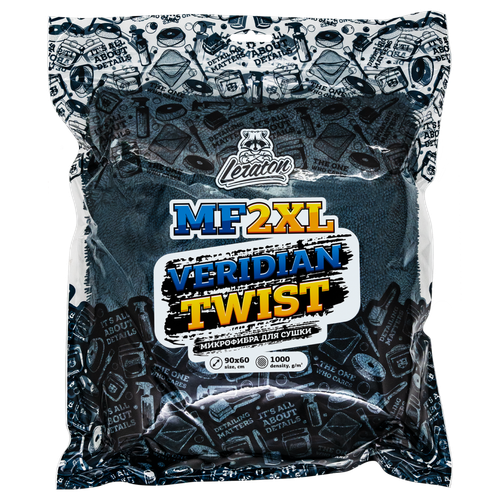 LERATON MF2 XL VERIDIAN WONDER 90x60 Односторонняя микрофибра для сушки