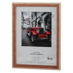 Фоторамка Image Art С20 60х80 деревянная из сосны, цвет натуральный с частичным затемнением, вставка-прозрачный пластик | Image Art