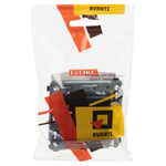 Переключатель одноклавишный в стену, "Avanti", "Черный квадрат"