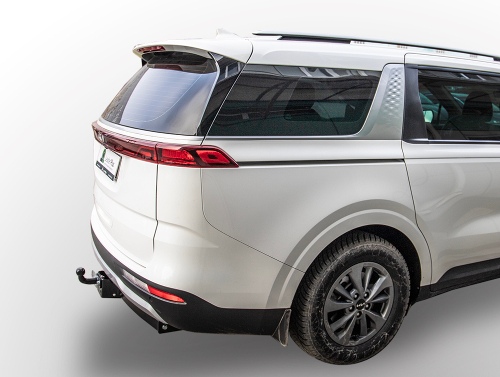 Фаркоп Лидер-плюс для Kia Carnival IV KA4 2021- без снятия и выреза бампера. Тип шара: FC. Нагрузки: 1200/75 кг, (без электрики в комплекте) - K136-FC
