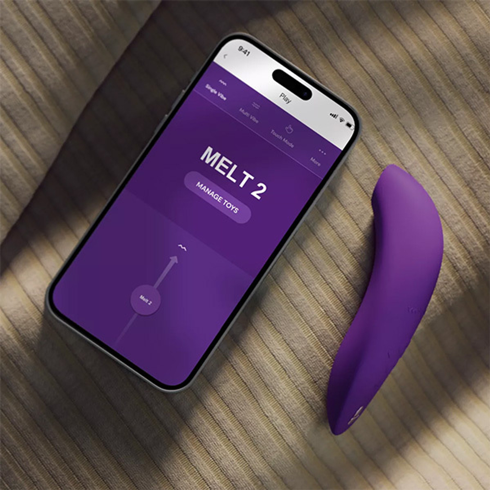 Фиолетовый бесконтактный клиторальный стимулятор We-Vibe Melt 2 Violet SNEL2SG4
