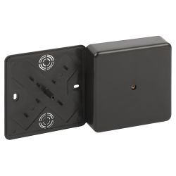 Распаячная коробка ЭРА BS-B-100-100-30 для кабель-канала черная 100х100х30мм IP40