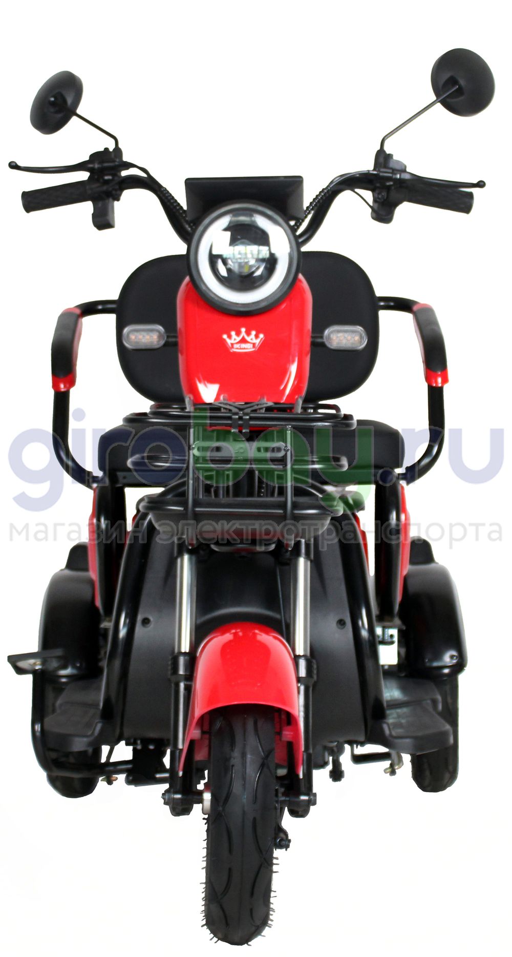 Электроскутер IKINGI SIBTRIKE 1000W (60V/23Ah) - Красный фото №6